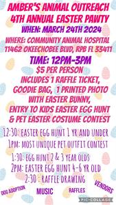Ambers animal outreach 4th annu Easter event fundraiser