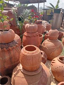 Home clay flower pots