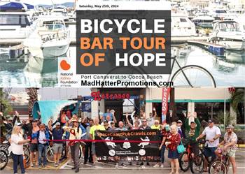 7th Annual NKF Bicycle Bar Tour of Hope, Saturday, May 25th, 11:00 am to 6:30 pm!