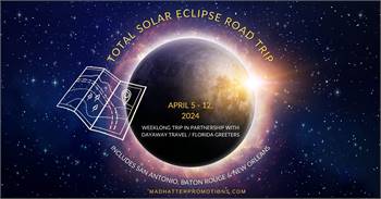 The Total Solar Eclipse Road Trip, April 5 to 12, 2024
