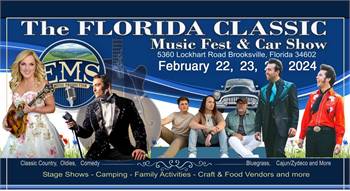 The Florida Classic Music Fest & Car Show.... Feb 22-24, 2024 