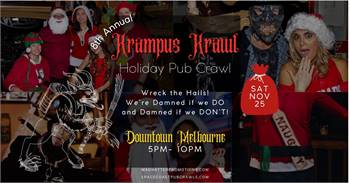 8th Annual KRAMPUS Krawl - Holiday Pub Crawl Downtown Melbourne