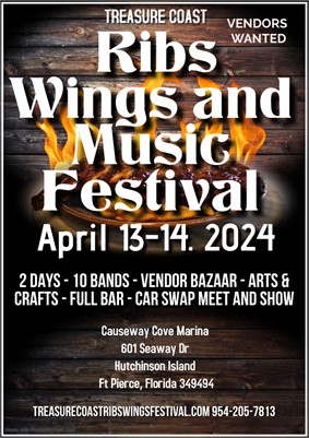 The Treasure Coast Ribs Wings And Music Festival Is Thrilled To Announce The Partial 
