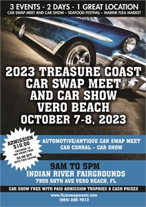 Don't Miss Out on the Treasure Coast Car Swap Meet & Car Show in Vero Beach, Florida!