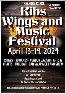 The Treasure Coast Ribs Wings And Music Festival Is Thrilled To Announce The Partial 