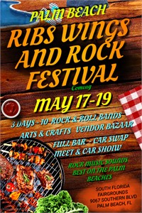 Palm Beach Ribs, Wings & Rock Festival to Sizzle at South Florida Fairgrounds