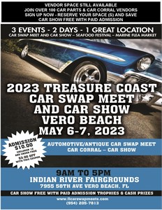 2023 Treasure Coast Car Swap Meet and Car Show – Vero Beach